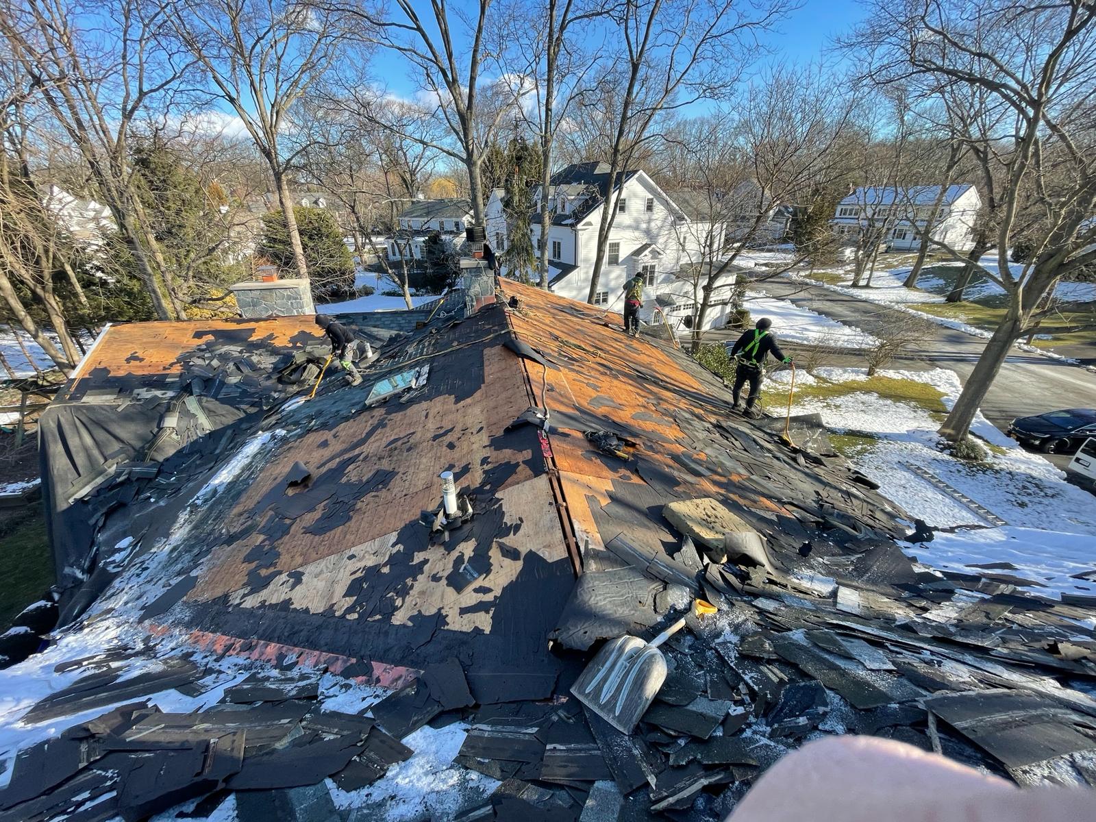 New Roof Installation in Rye Westchester NYC Project Shot 2