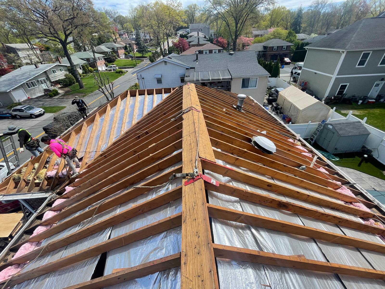 Roof, Plywood & Gutters Installation in Yonkers NY Project Shot 3