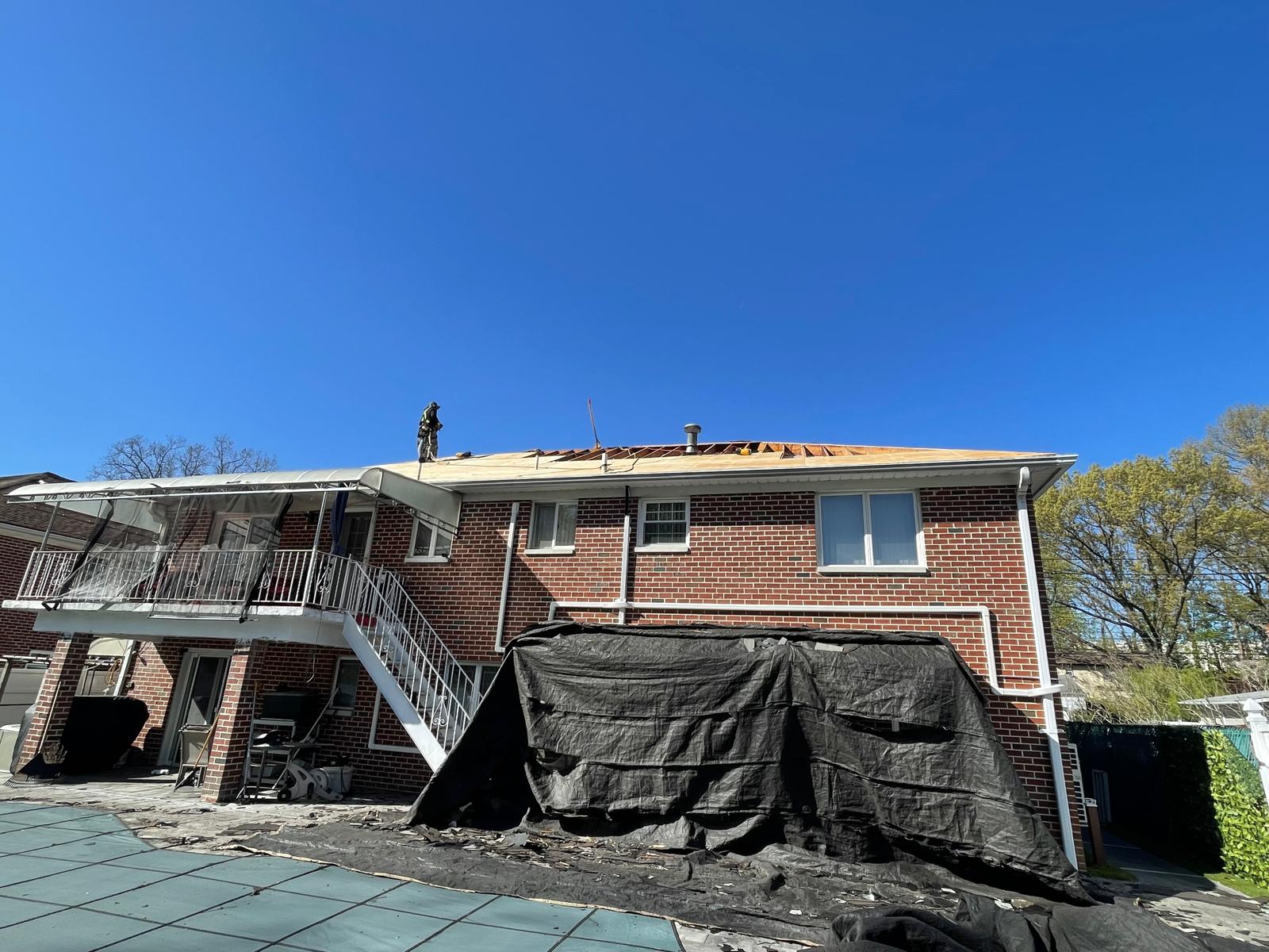 Roof, Plywood & Gutters Installation in Yonkers NY Project Shot 6