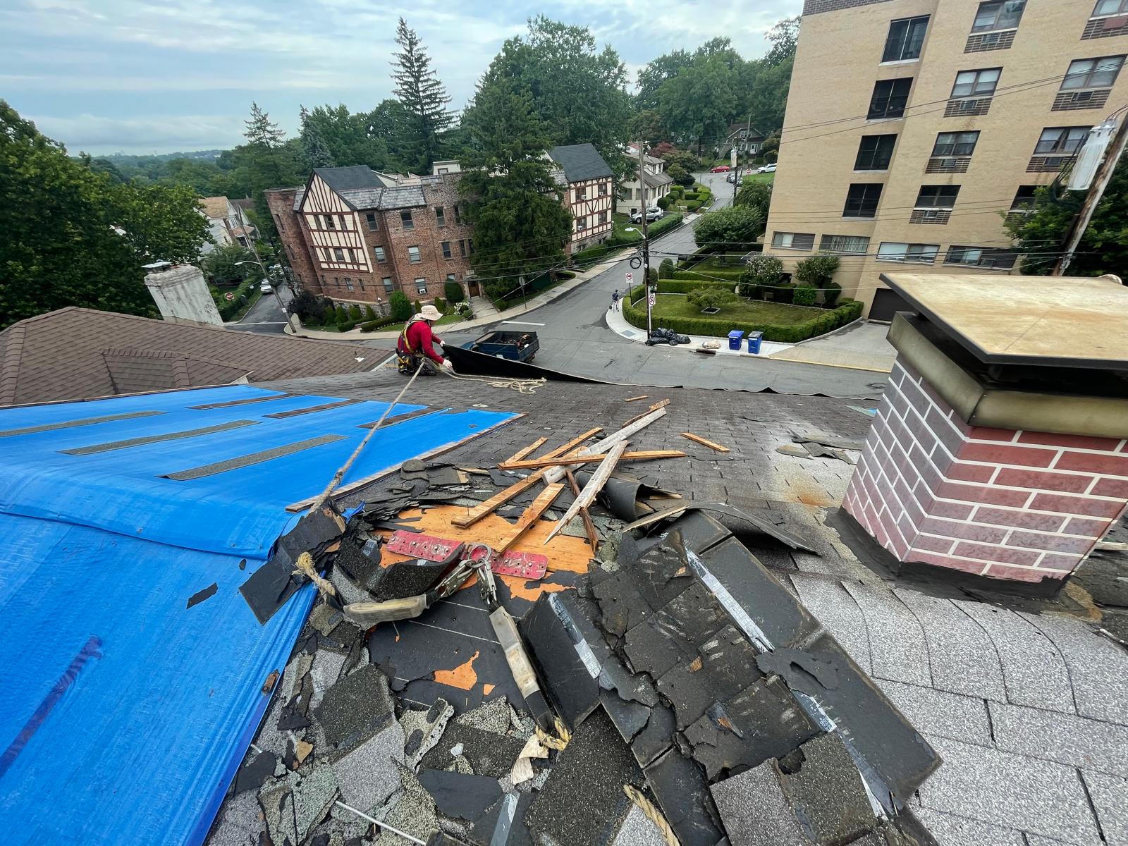 Roof & Chimney Installation in Westchester Project Shot 2