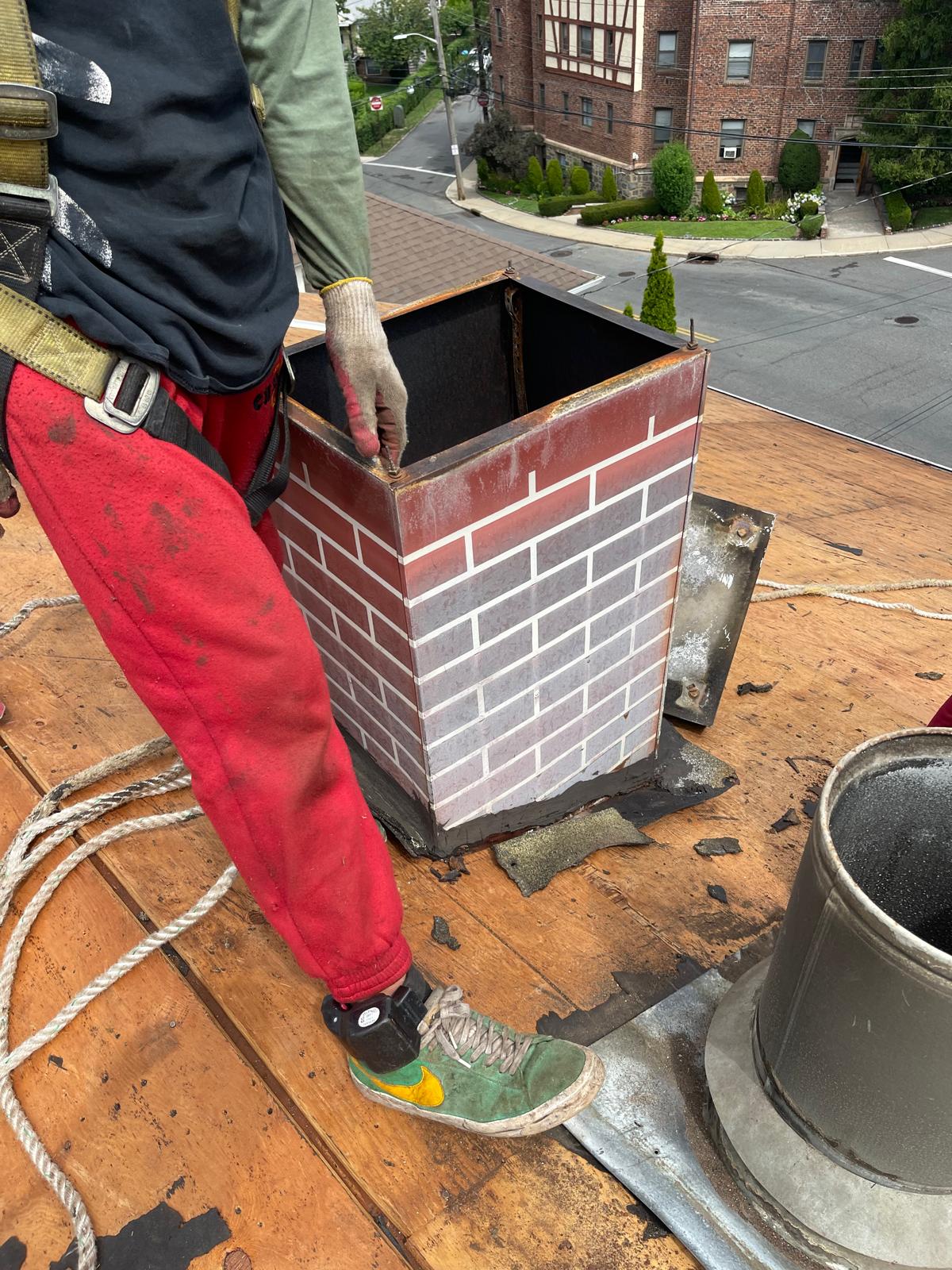 Roof & Chimney Installation in Westchester Project Shot 3