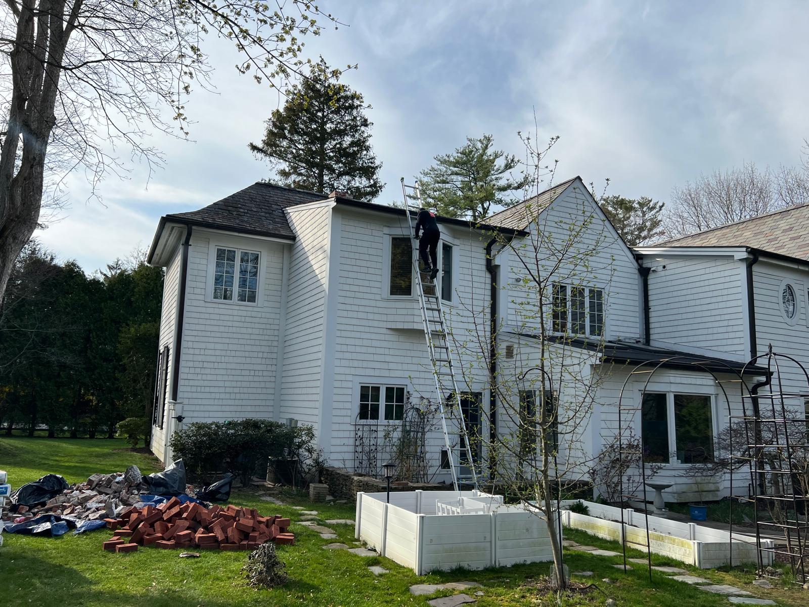 Chimney rebuilt Port Chester-as-rebuilt