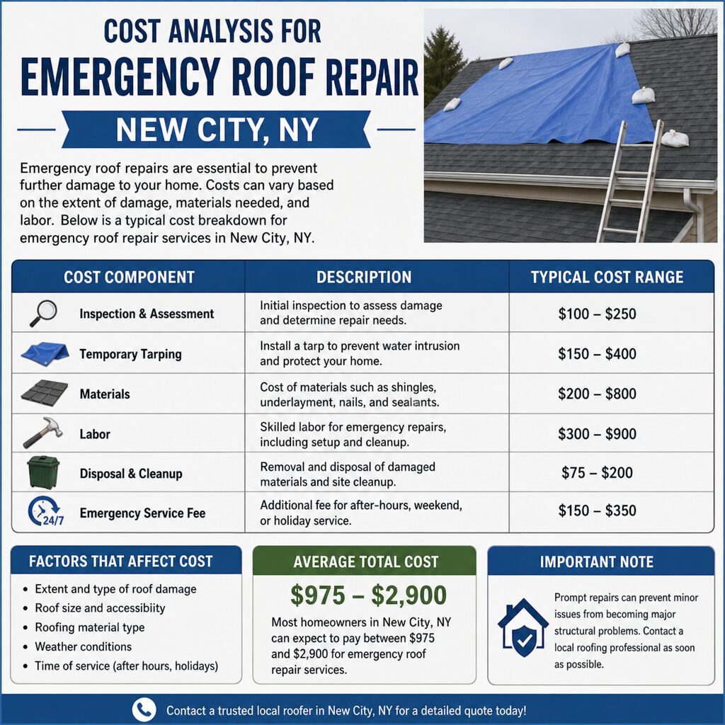 How Much Does Emergency Roof Repair Cost In NY